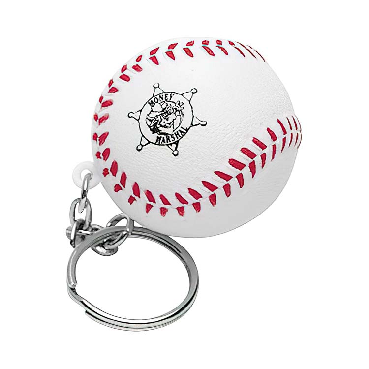 Baseball Stress Ball Keychain