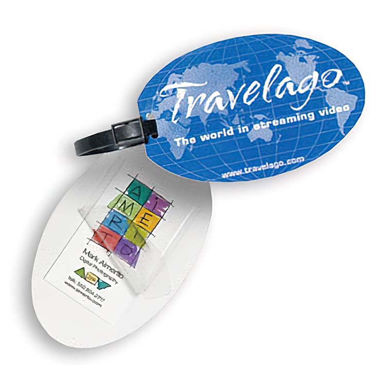 Jumbo Kwik-SealR Golf/Bag Tag - Oval