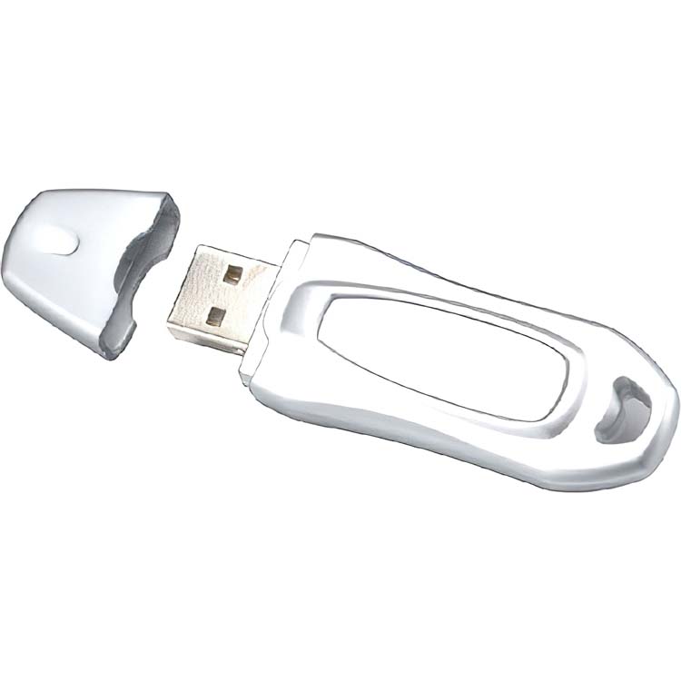Silver USB Memory Thumb Drive