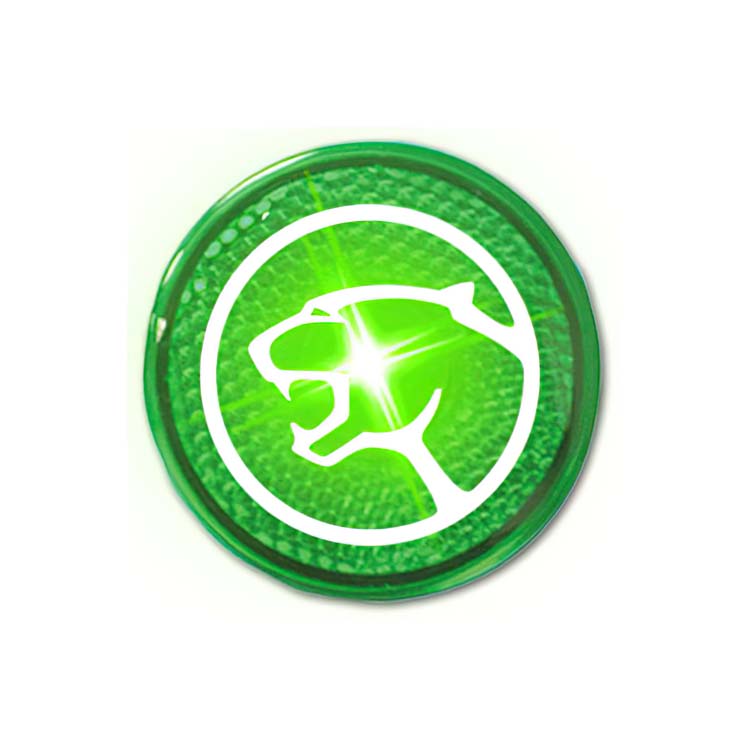 Safety Reflectors - Green Circle