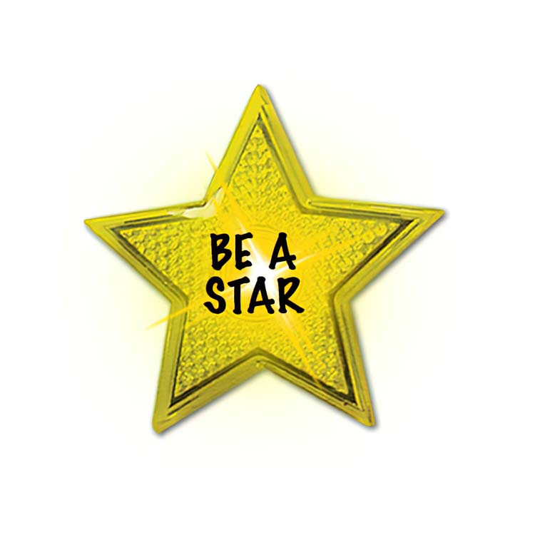 Safety Reflectors - Yellow Star