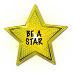 Safety Reflectors - Yellow Star