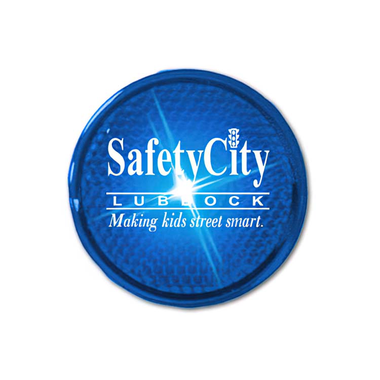 Safety Reflectors - Blue Circle