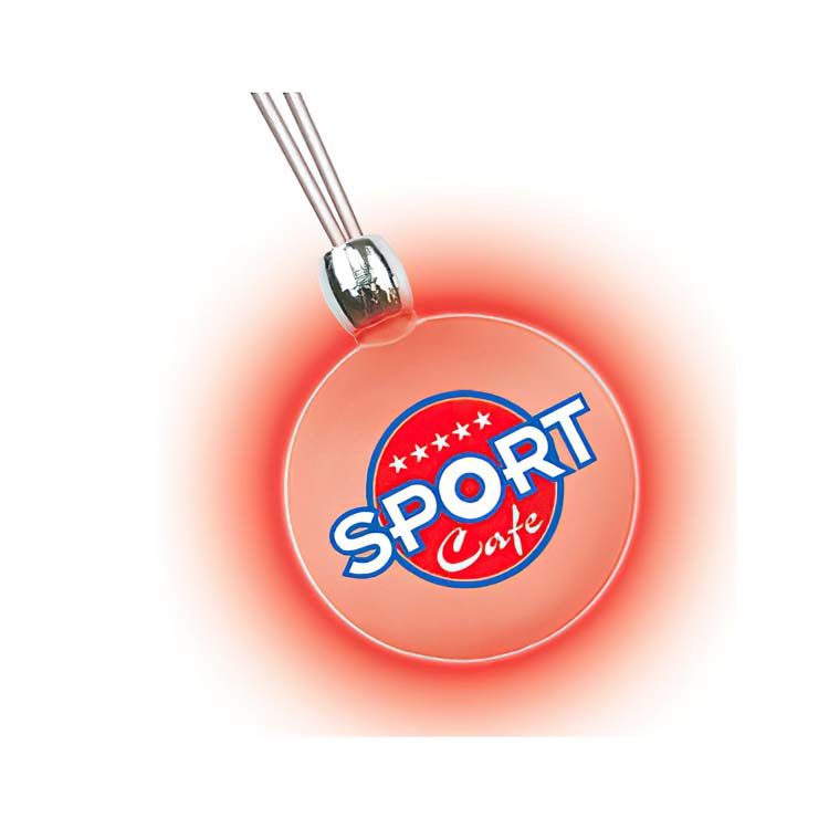 Frosted Light-Up Necklace - Red