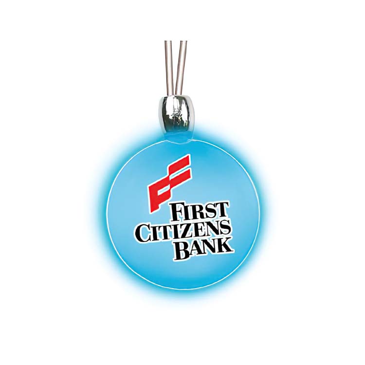 Frosted Light-Up Necklace - Blue