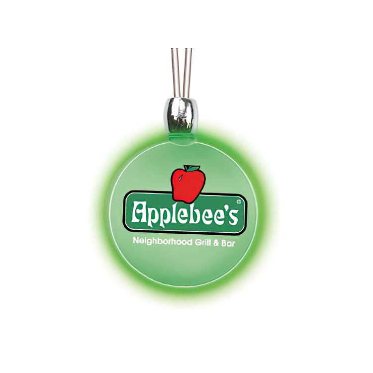 Frosted Light-Up Necklace Green