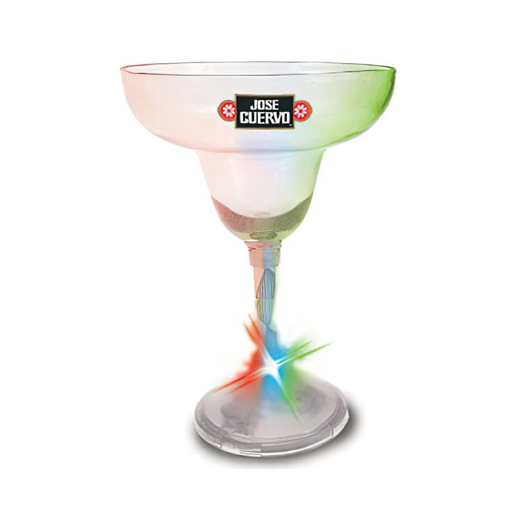 Light Up Margarita Glass with Colour Changing LED