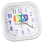 Horloge murale carrée 9-3/4''