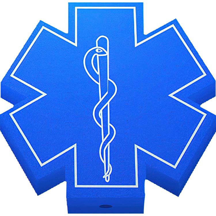 Bout pour antenne forme d'étoile de vie