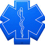 Bout pour antenne forme d'étoile de vie