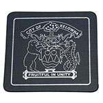 Sous-verres carré cuir 3-1/2"