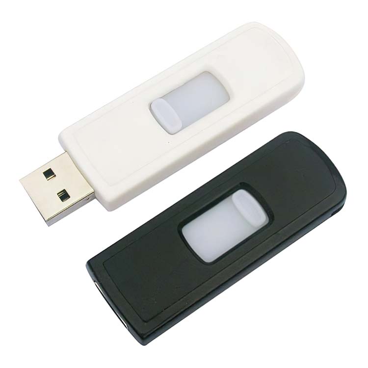 Bâton de mémoire clé USB noir ou blanc