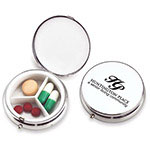 Polish Chrome Traveller Pill Box