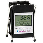 Horloge station météo et porte-crayons