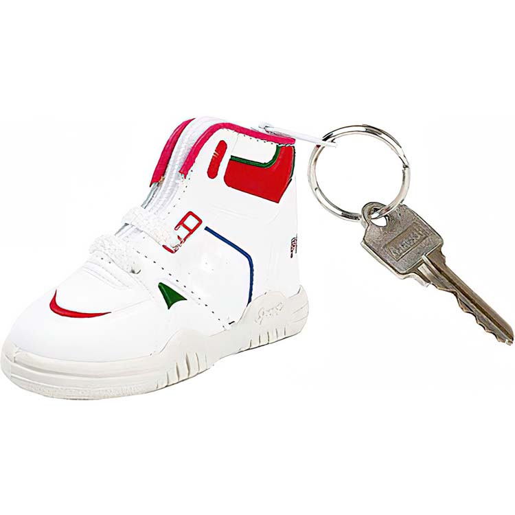Miniature Leather Sneaker &#47; Keychain Combo