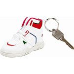 Soulier de course miniature en cuir avec attache porte-clés