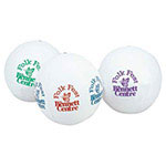 Ballon de plage blanc