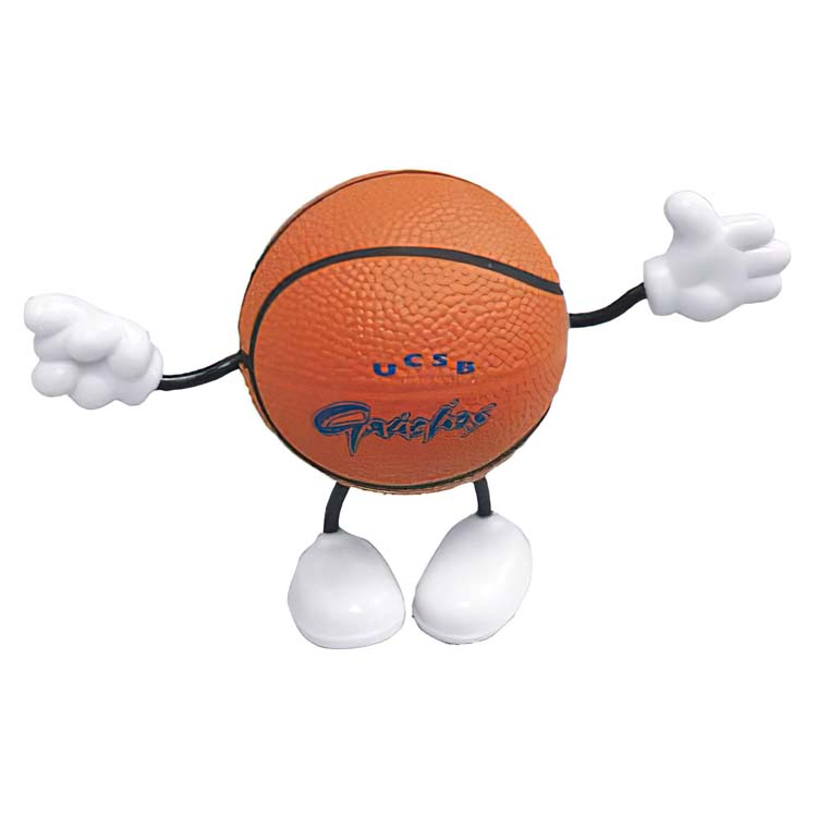 Figurine ballon de basketball anti-stress
