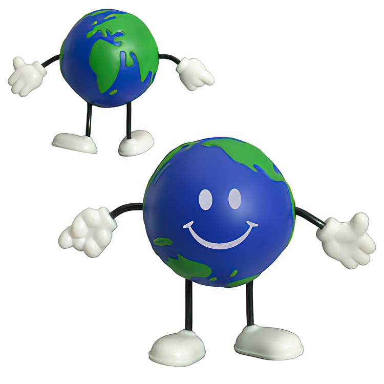 Figurine globe terrestre anti-stress