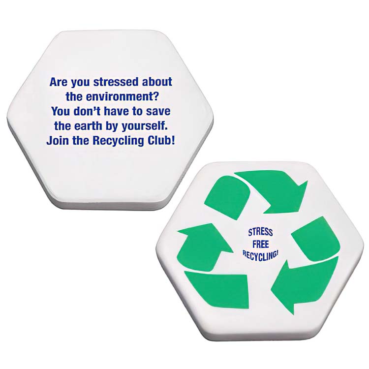 Symbole de recyclage balle anti-stress