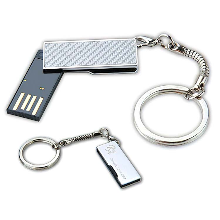 Mini bâton de mémoire clé USB en métal