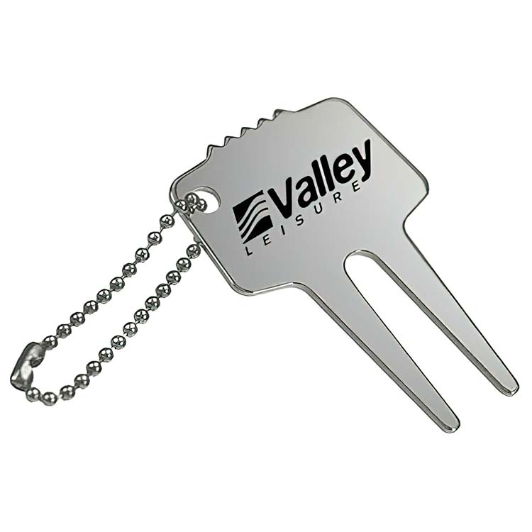 Steel Divot Tool With Chain