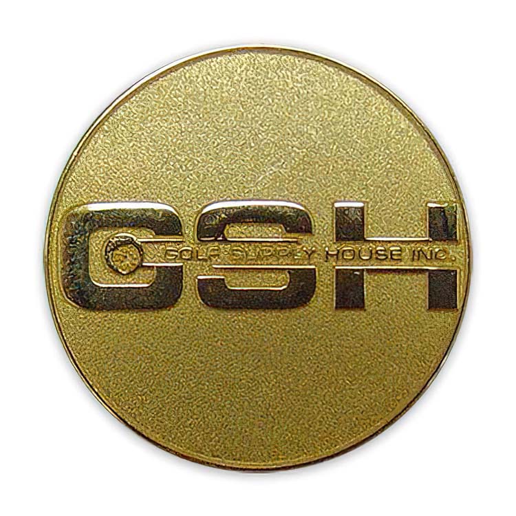Marqueur de golf doré