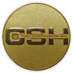 Golden Golf Ball Marker
