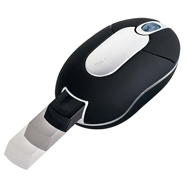 Souris avec récepteur encastrable