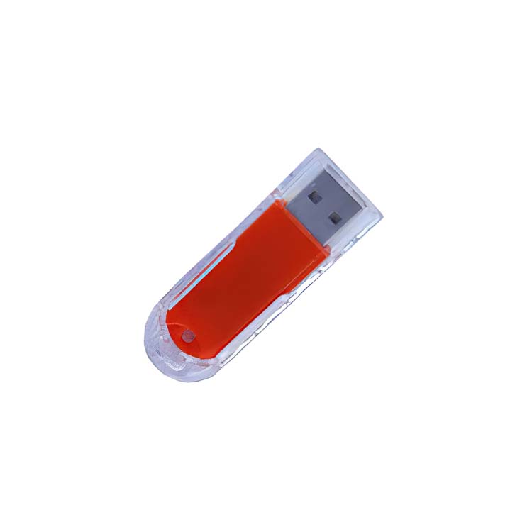 Bâton de mémoire clé USB rétractable rouge