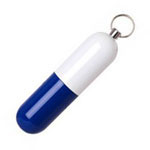 Pill USB Storage Drive - Blue