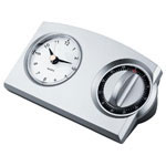 Analog clock and 60 minutes mechanical timer