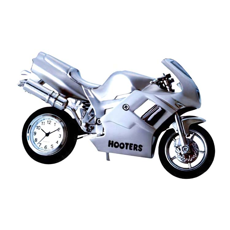 Horloge motocyclette en métal