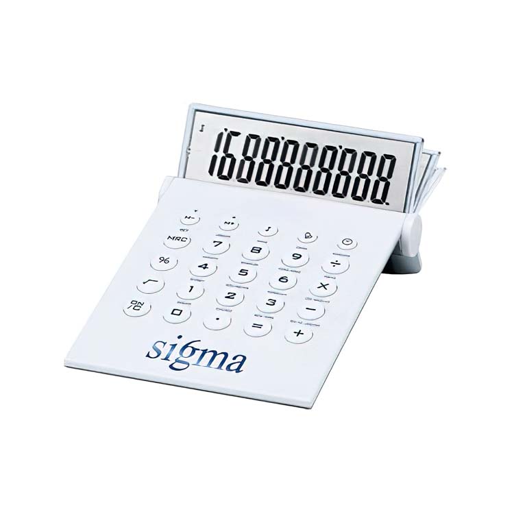 Calculatrice de bureau avec horloge mondiale