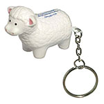 Sheep Stress Ball Key Chain