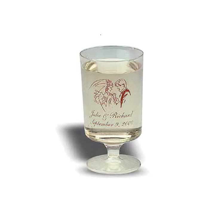 5 oz. Disposable Stacking Wine Glass