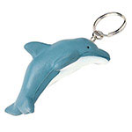 Dolphin Stress Ball Key Chain