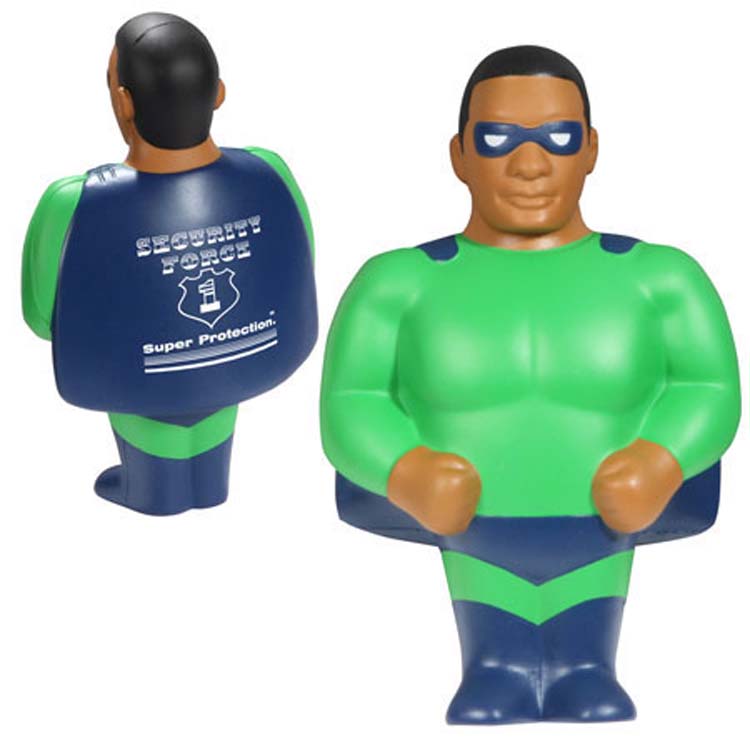African American Super Hero Squeezies Stress Reliever