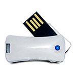 Bâton de mémoire USB chromé