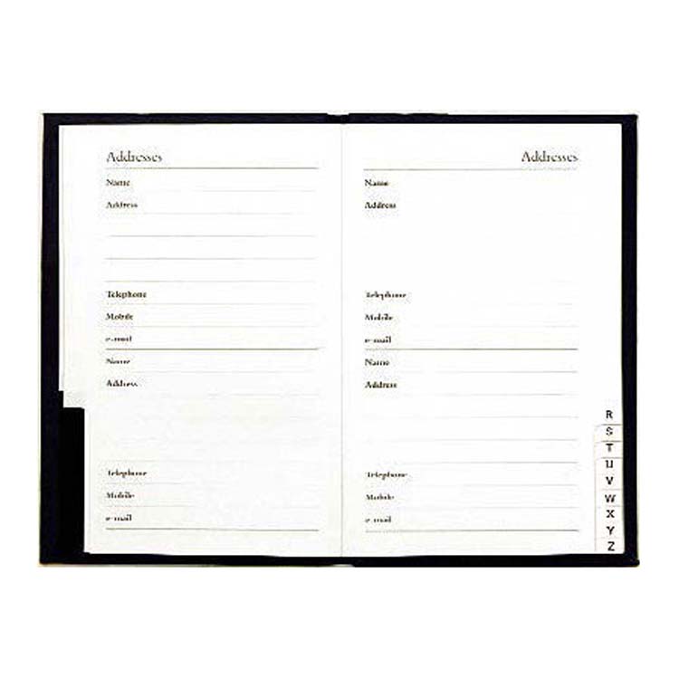 Sterling Compact Address Book 100218AQ
