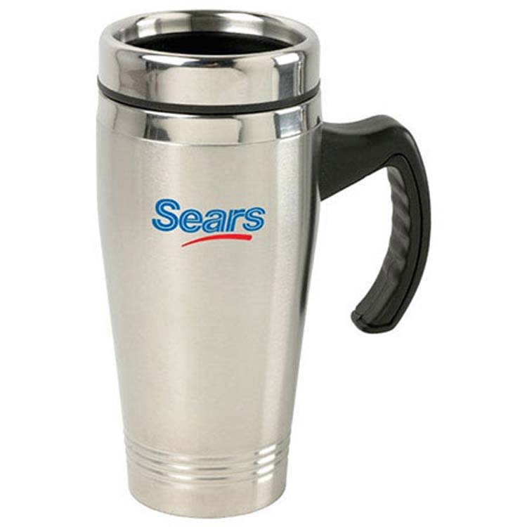 Tasse de voyage 16 onces en acier inoxydable