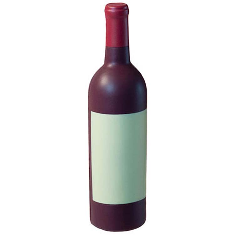 Bouteille de vin rouge balle anti-stress