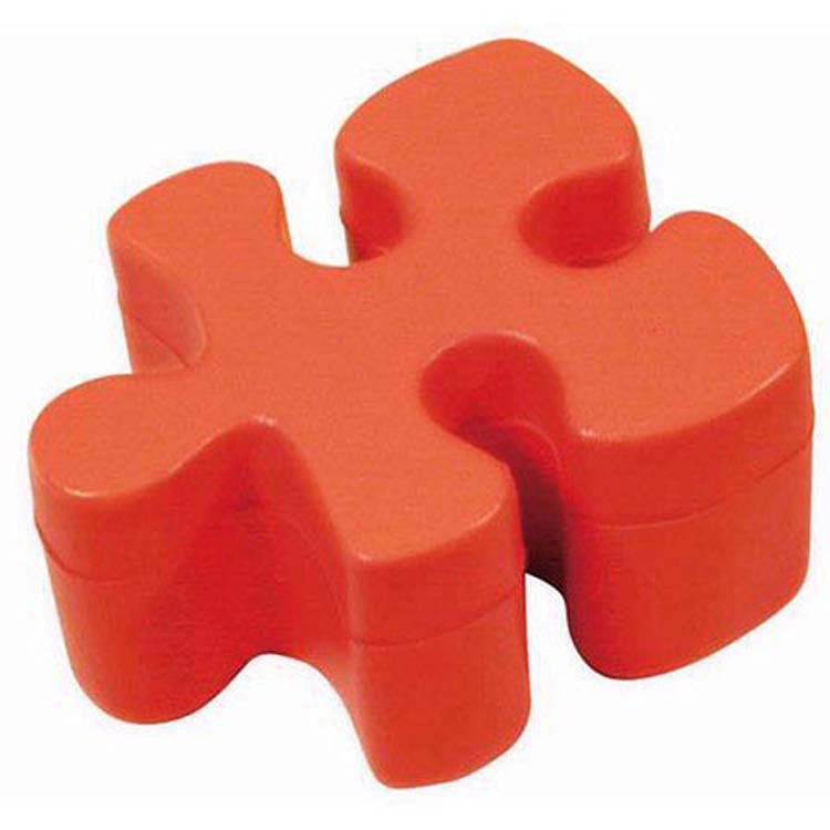 Puzzle Piece Stress Reliever - Red