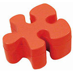 Puzzle Piece Stress Reliever - Red
