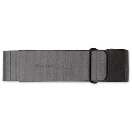 Sleek black cardboard case with elastic closure