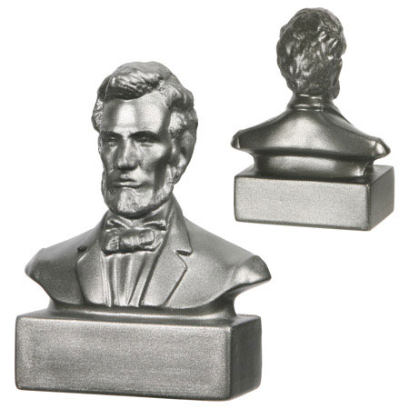 Buste d'Abraham Lincoln anti-stress