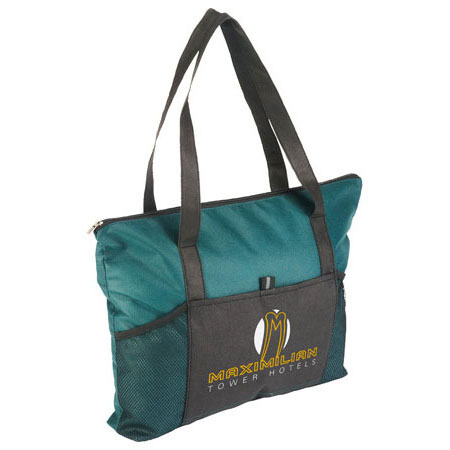 Feather Flight Large Tote Bag - Green