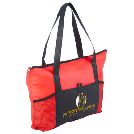 Feather Flight Large Tote Bag - Red