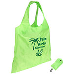 Spring Sling Folding Tote Bag - Lime Green