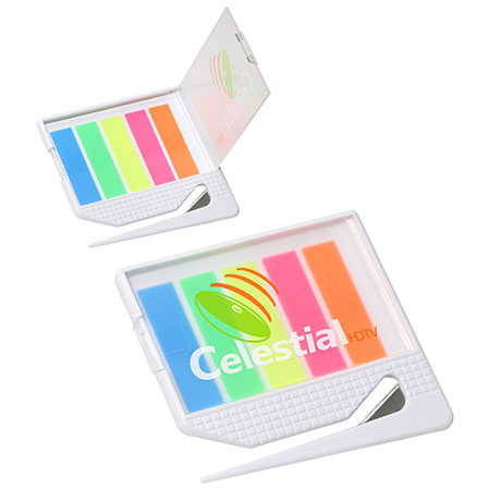 Slice N' Tag Sticky Flags Letter Opener - Clear